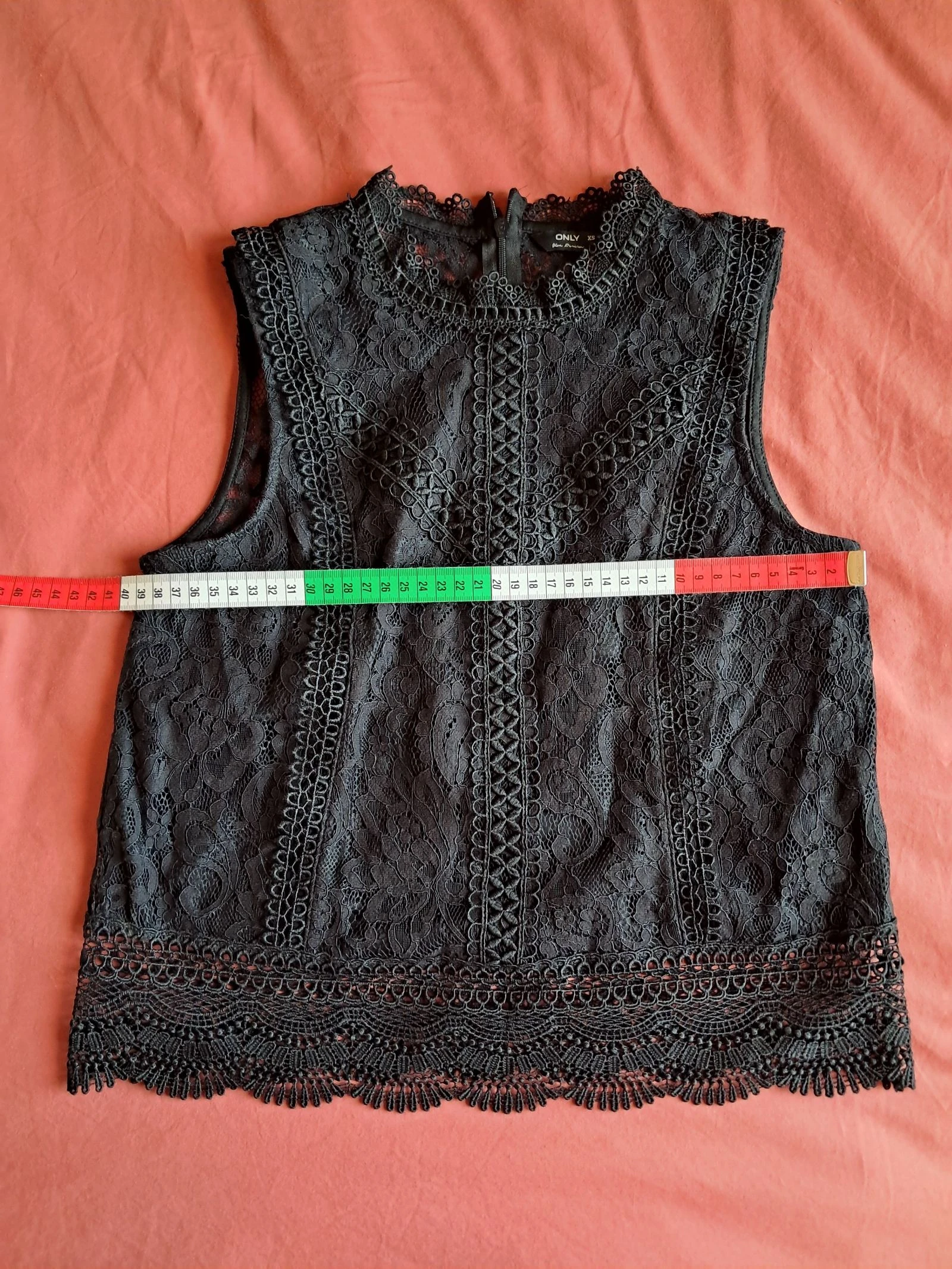 Elegant black Only lace top size 34 – photo 7